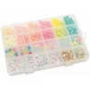 Caja de cuentas y charms Pastel Bisutería