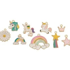 Caja de cuentas y charms Pastel Bisutería