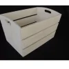 Clearance Caja de frutas con asas Organización|Maderas