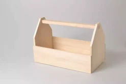Outlet Caja de Herramientas de Madera 30x20cm Organización|Maderas