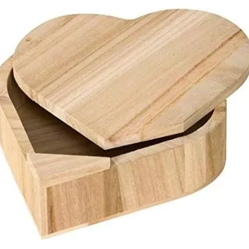 Outlet Caja de Madera Corazón Maderas