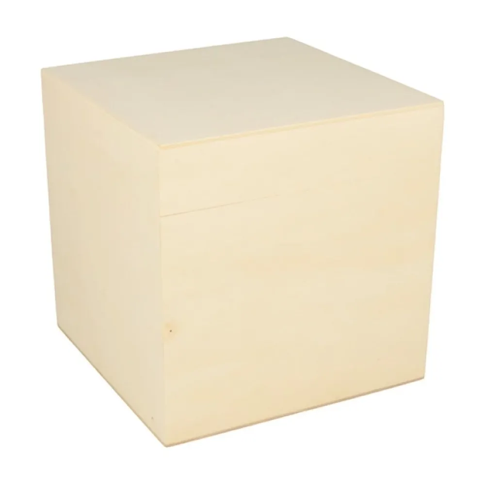 Sale Caja de madera Cubo Maderas