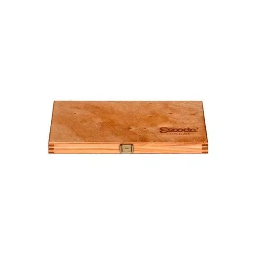 Outlet Caja de madera y 3 pinceles sintéticos acuarela 8700 Pinceles Y Brochas