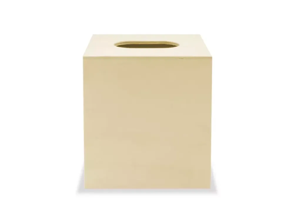Hot Caja de Pañuelos de Madera Cuadrada Maderas