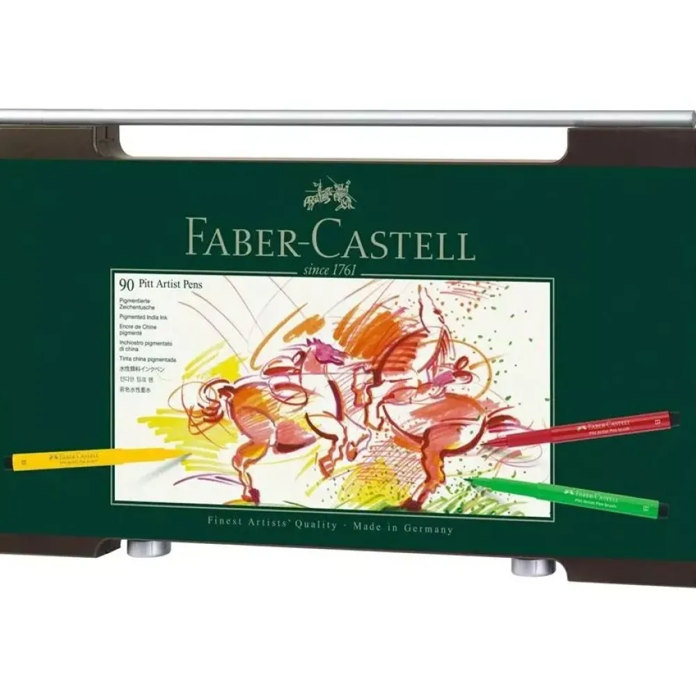 Sale Caja Madera 90 Rotuladores Pitt Artist Pen Rotuladores