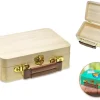 Caja Maleta Pequeña de Madera Maderas|Organización