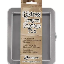 Discount Caja metálica para guardar lápices Tim Holtz Organización