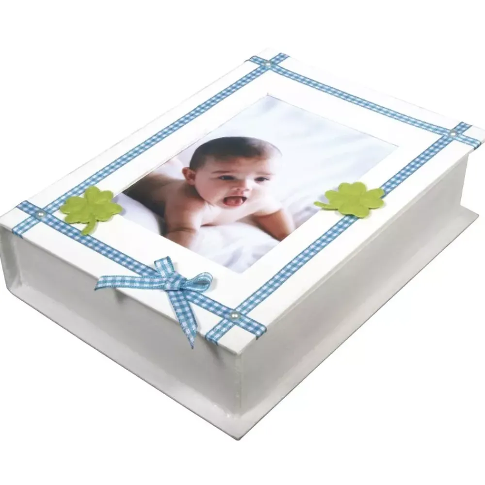 Online Caja Papel Maché con Ventana Organización