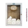 Discount Caja para llaves con casitas de madera Dayka Organización