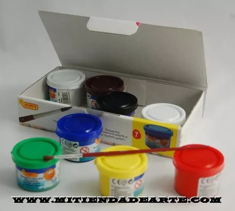Clearance Caja temperas 35 ml. 7 piezas Niños Niños Y Regalos