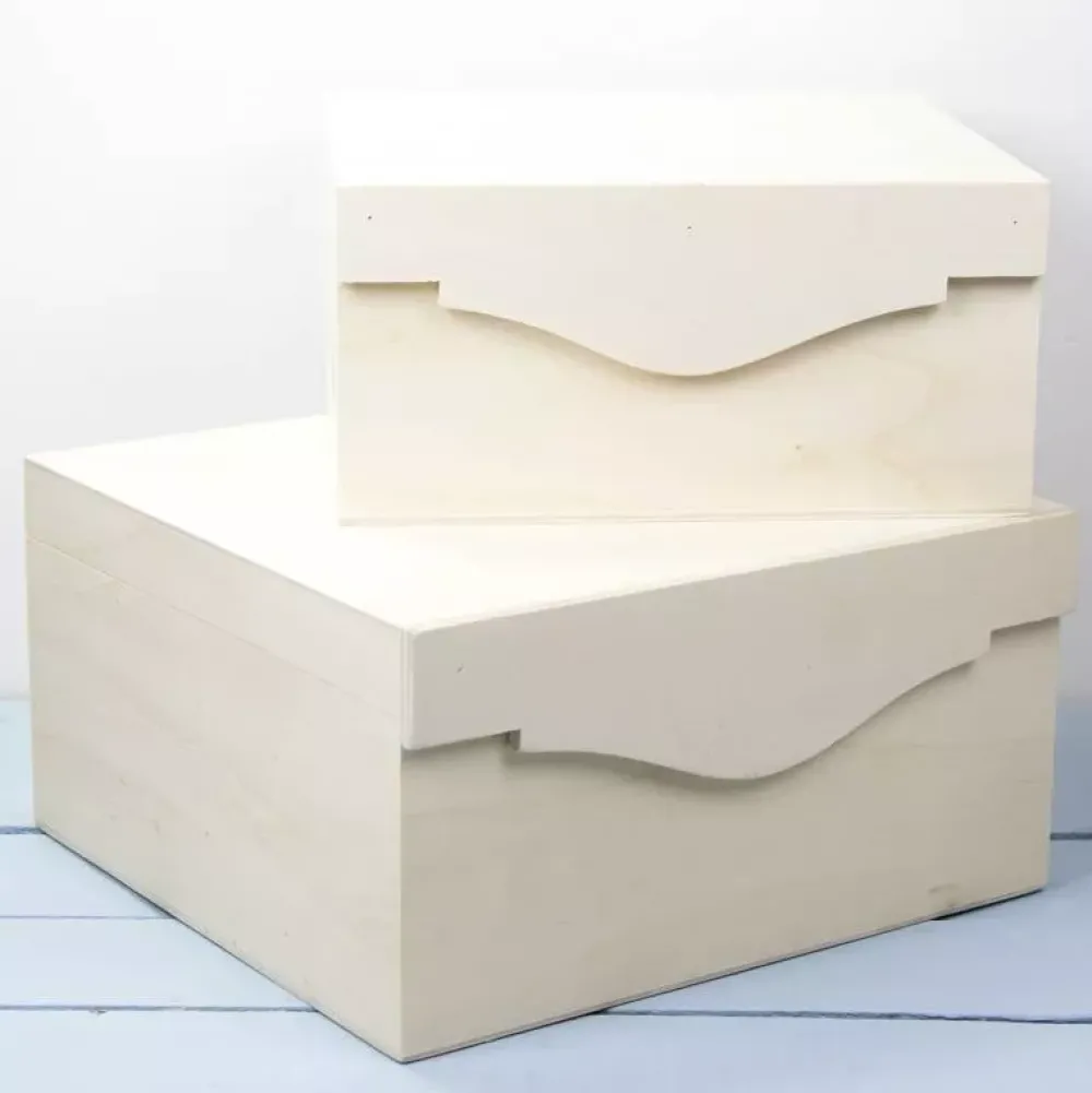 Cajas con solapa Maderas