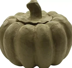 New Calabaza de Papel Maché Cartón Y Papel Maché