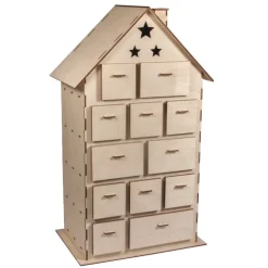 Clearance Calendario de Adviento Casa con estrellas Calendarios De Adviento