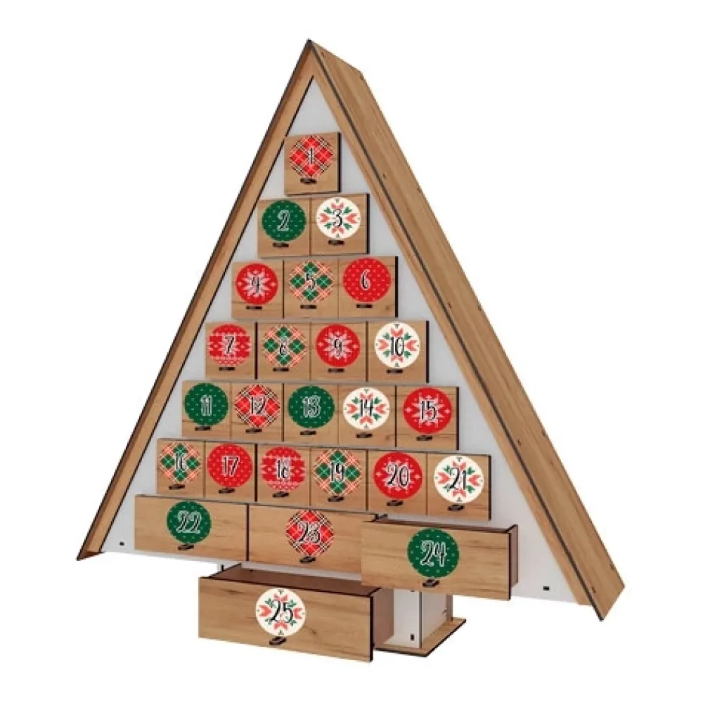 Hot Calendario de Adviento Christmas tree Navidad|Calendarios De Adviento
