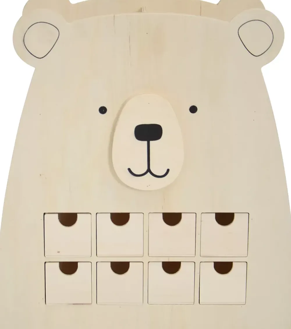 Sale Calendario de Adviento Oso de Madera Maderas|Calendarios De Adviento