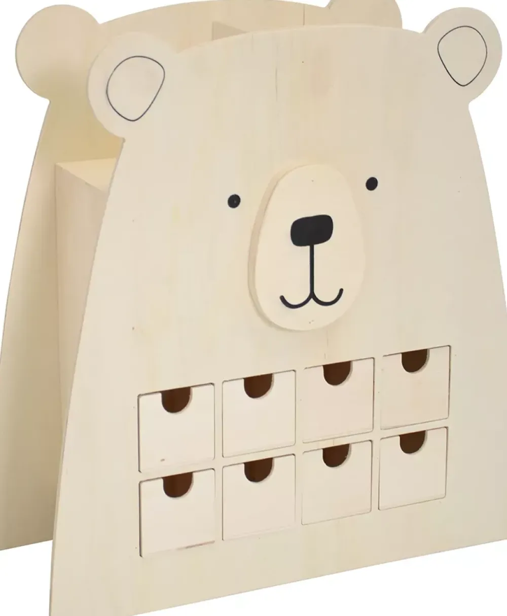 Sale Calendario de Adviento Oso de Madera Maderas|Calendarios De Adviento