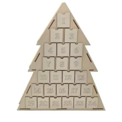 Best Calendario de Adviento árbol de Navidad madera 24 cajones Artemio Organización|Calendarios De Adviento