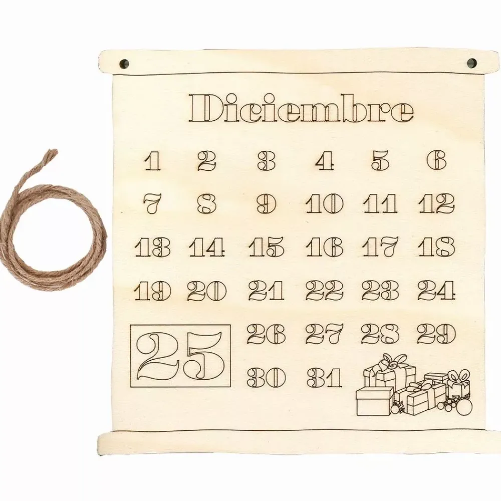 Best Calendario Diciembre de Madera Maderas|Navidad