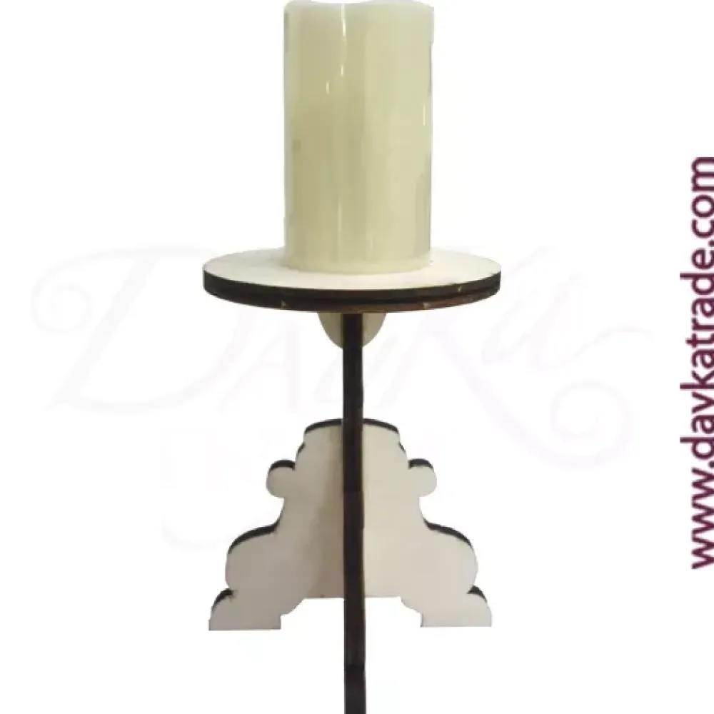 Clearance Candelabro de madera Dayka Navidad