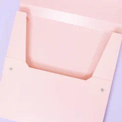 New Carpeta con Profundidad para Papeles Rosa 30x30cm Organización