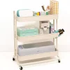 Online Carrito Amazon con 3 bandejas Blanco 60cm Organización