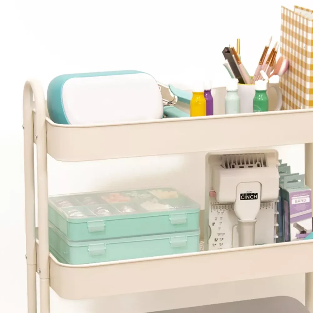 Online Carrito Amazon con 3 bandejas Blanco 60cm Organización
