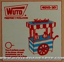 Outlet Carrito de los helados-20 Kits Recortables Serigrafiados de Marquetería 4010-20 Maquetas Y Modelismo