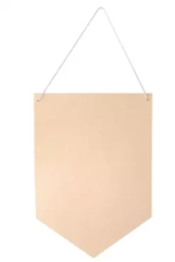 Sale Cartel de Madera Banderín Grande Maderas