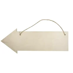 Sale Cartel de madera Flecha Maderas