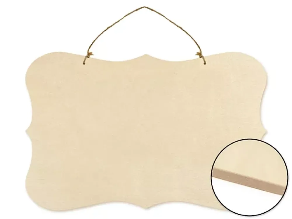 Sale Cartel de Madera Para Colgar 30cm Maderas