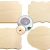 Outlet Cartel de Madera Para Colgar Pequeño Esquinas Decoradas Maderas