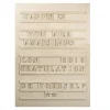 Hot Cartel Letterboard de madera Maderas