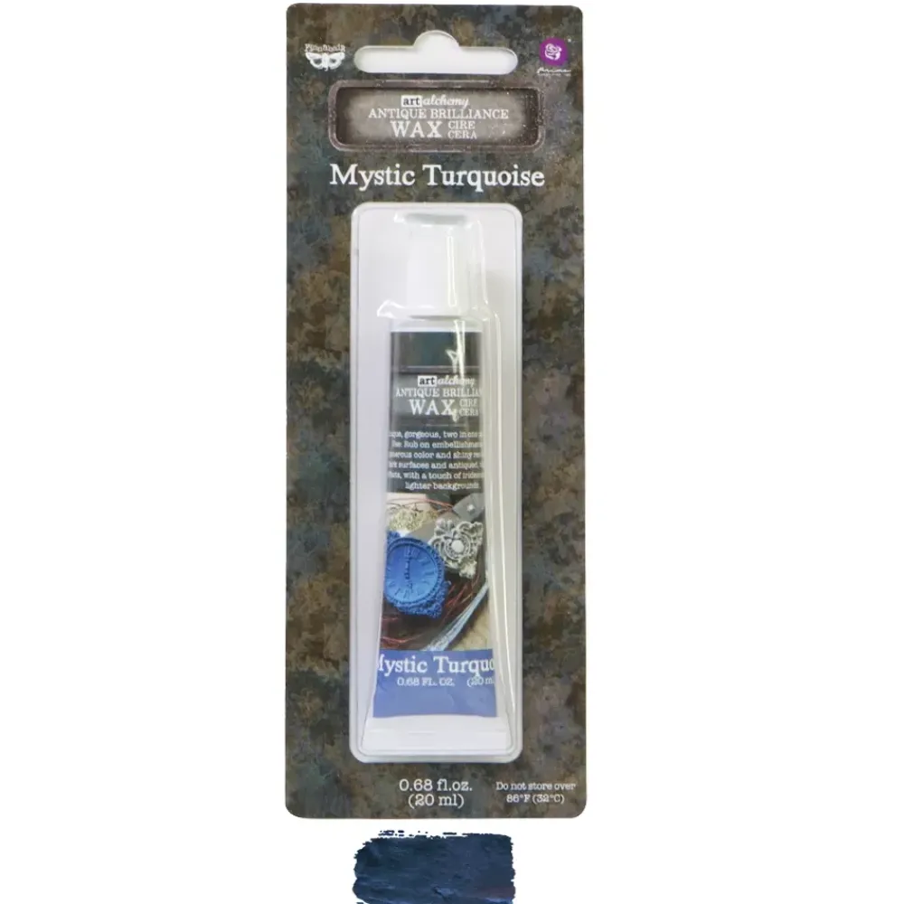 Cera Antique Brilliance Art Alchemy Finnabair Mystic Turquoise Ceras, Pátinas Y Tintes