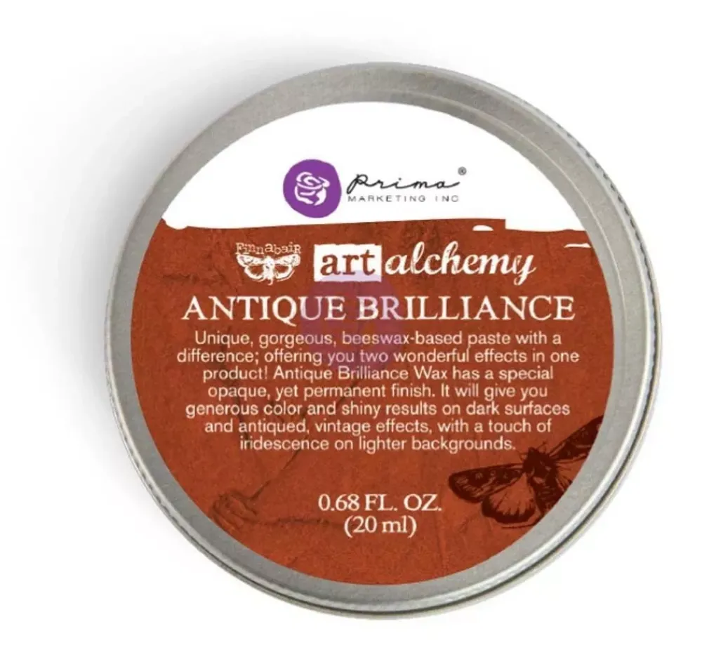 Outlet Cera Antique Brilliance Art Alchemy Finnabair Red Amber Ceras, Pátinas Y Tintes