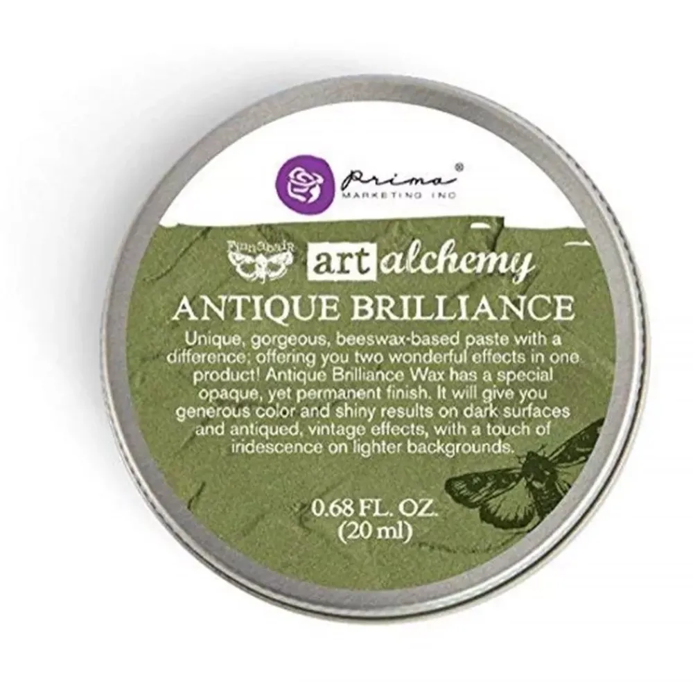 Hot Cera Antique Brilliance Art Alchemy Finnabair Lucky Emerald Ceras, Pátinas Y Tintes