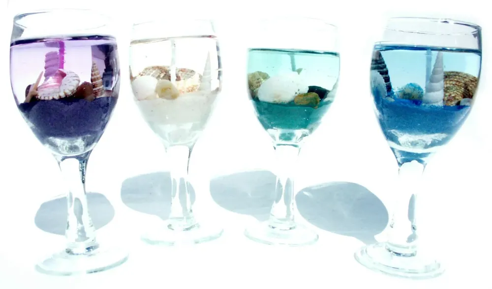 Hot Cera de gel para velas 300g Velas