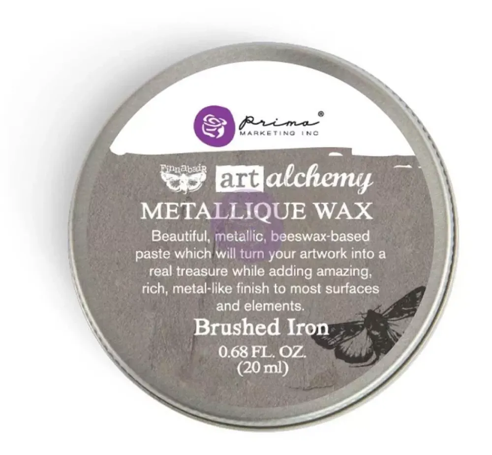 Best Cera metálica Art Alchemy Finnabair Brushed Iron Ceras, Pátinas Y Tintes