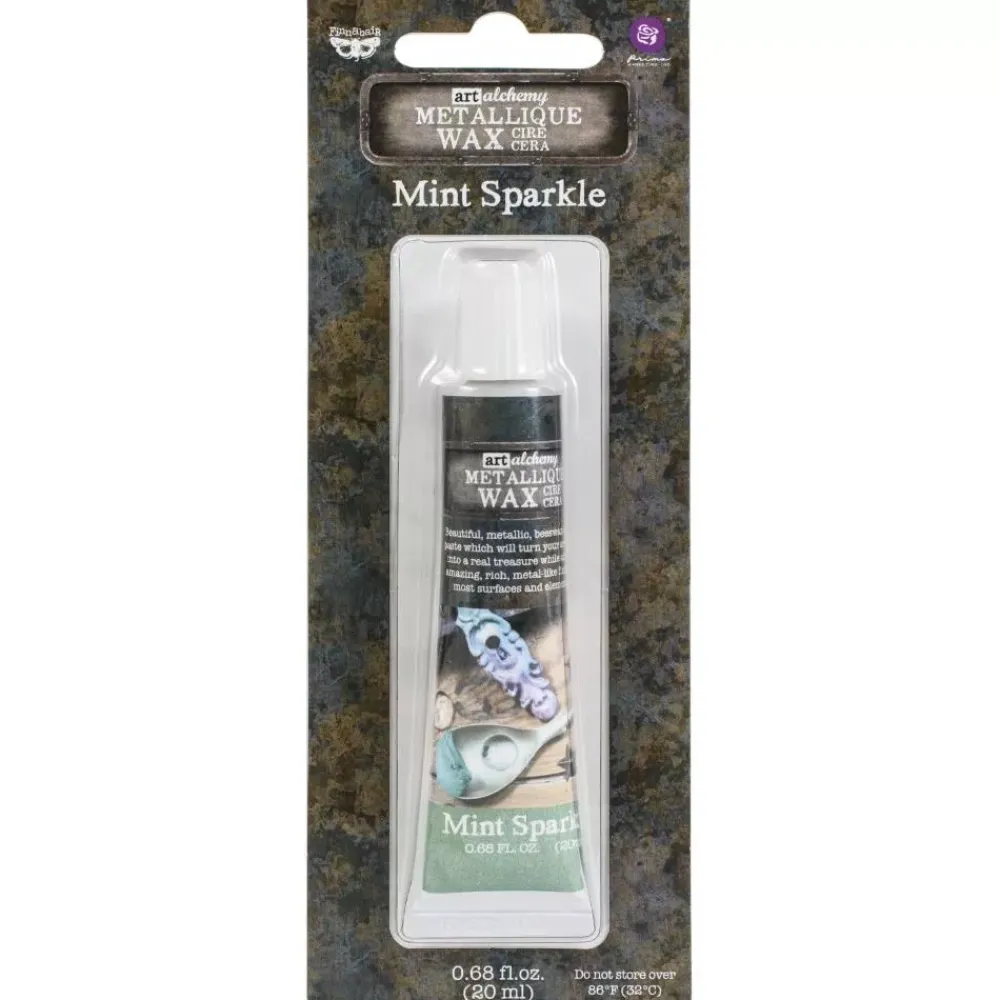 Best Cera metálica Art Alchemy Finnabair Mint Sparkle Ceras, Pátinas Y Tintes