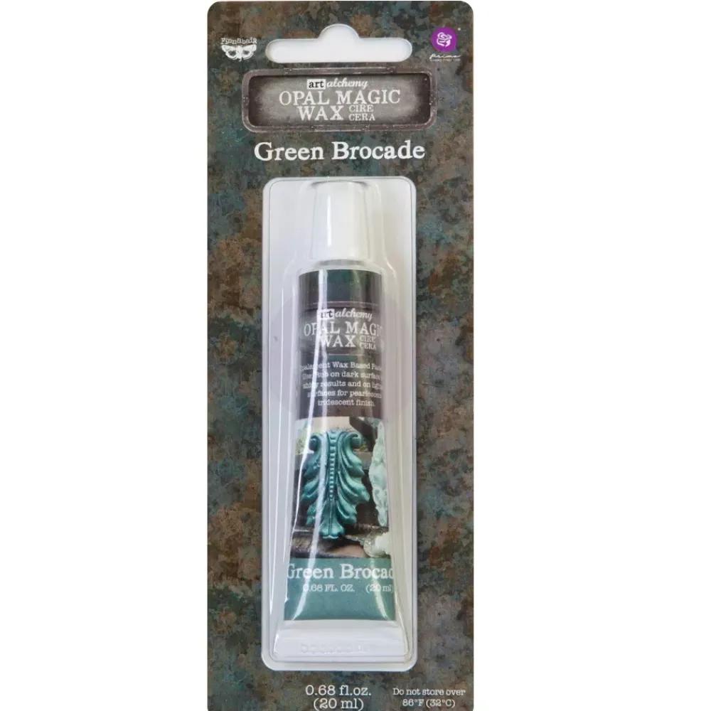 Best Cera Opal Magic Art Alchemy Finnabair Green Brocade Ceras, Pátinas Y Tintes