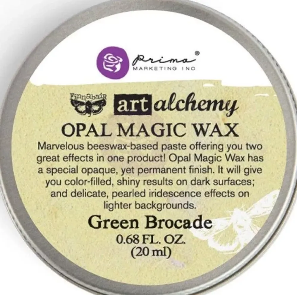 Best Cera Opal Magic Art Alchemy Finnabair Green Brocade Ceras, Pátinas Y Tintes