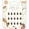 Sale Charms metálicos Copper Pine Cones Telas, Sedas Y Fieltro