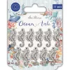 Online Charms Metálicos Seahorse Ocean Tale Telas, Sedas Y Fieltro