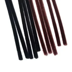 New Chenillas Negras y Marrones Goma Eva Fofuchas