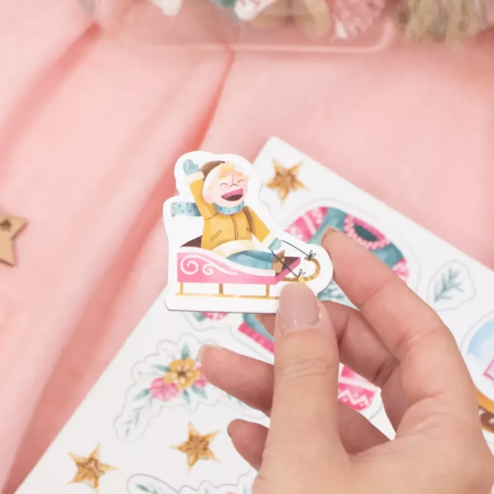 Online Chipboard Stickers All You Need Is Christmas Navidad