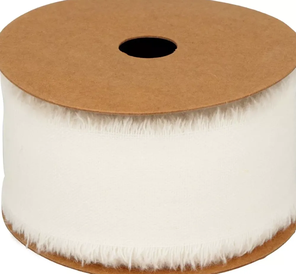 Hot Cinta De Algodón Beige 38mm Telas, Sedas Y Fieltro