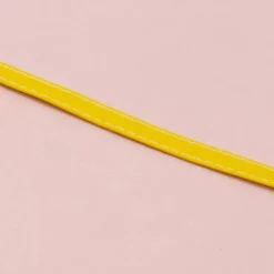 Hot Cinta de Ecopiel Amarillo 1cm Telas, Sedas Y Fieltro