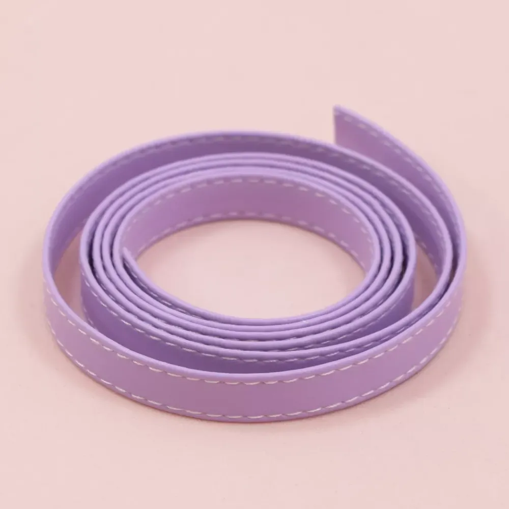 New Cinta de Ecopiel Lila 1cm Telas, Sedas Y Fieltro