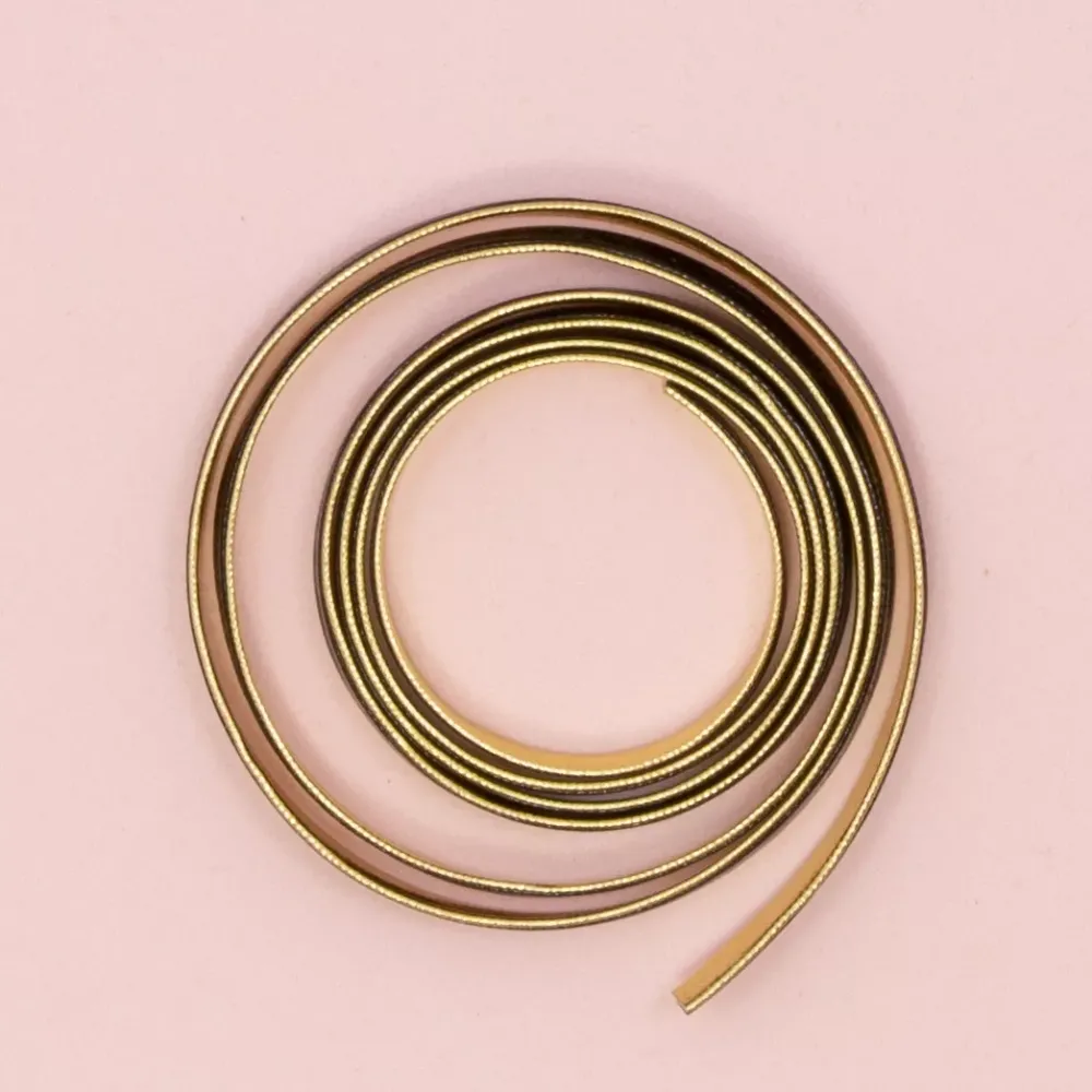Best Cinta de Ecopiel Negro 5mm Telas, Sedas Y Fieltro