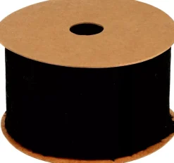 Cinta Negro 38mm Telas, Sedas Y Fieltro