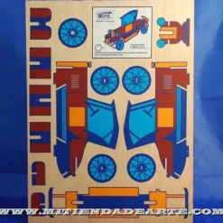 Discount Coche de época-05 Kits Recortables Serigrafiados de Marquetería 4010-05 Maquetas Y Modelismo